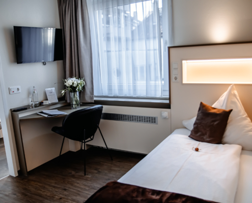 Ansicht Einzelzimmer Superior Schreibtisch